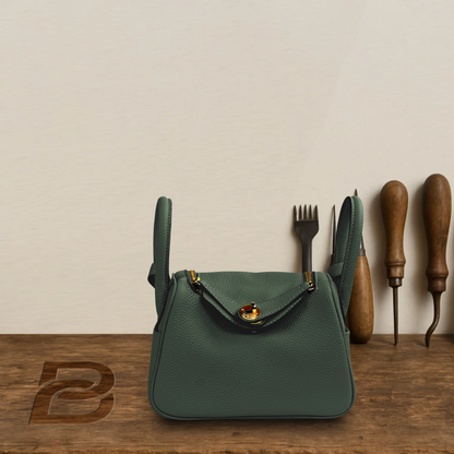 BERK | Top Handle Classic Shape Leather Bag