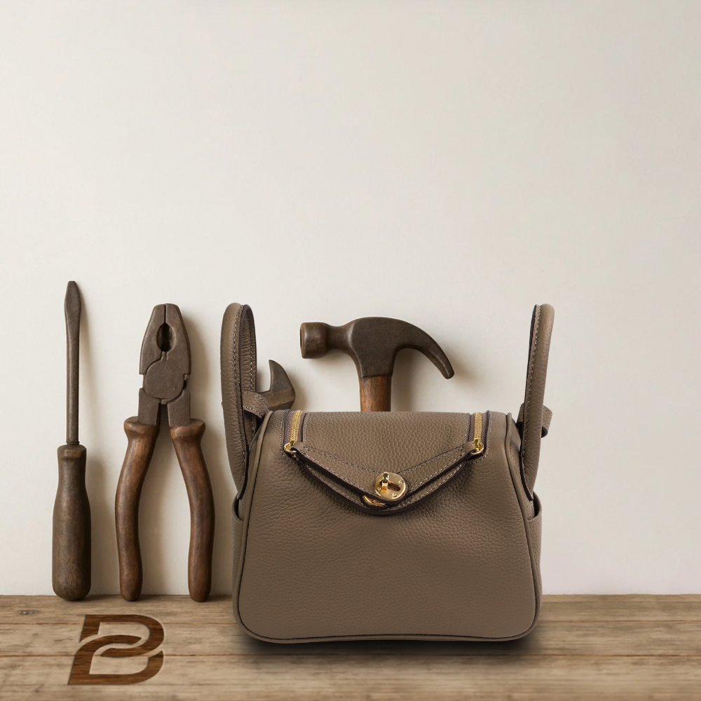 BERK | Top Handle Classic Shape Leather Bag