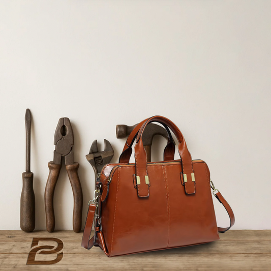 BERK | Classic Large Vintage Leather Bag