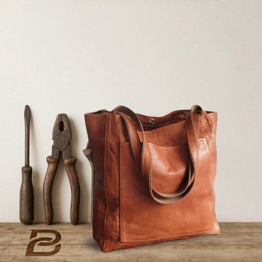BERK | Classic Vintage Leather Tote Bag