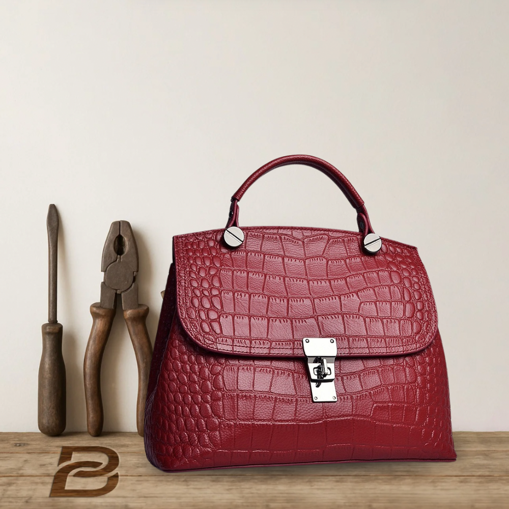BERK | Elegant handbag in textured leather