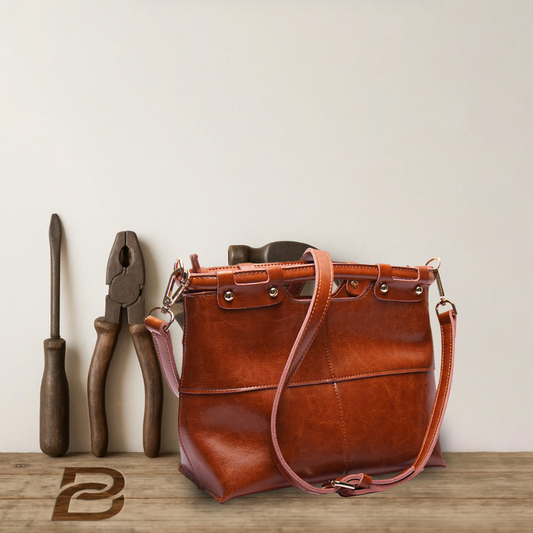 BERK | Genuine leather retro ladies messenger bag