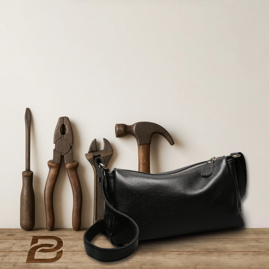 BERK | Simply Chic leather two-way bag