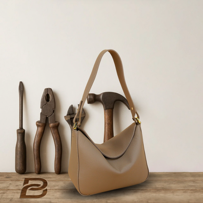 BERK | Foldover leather shoulder bag