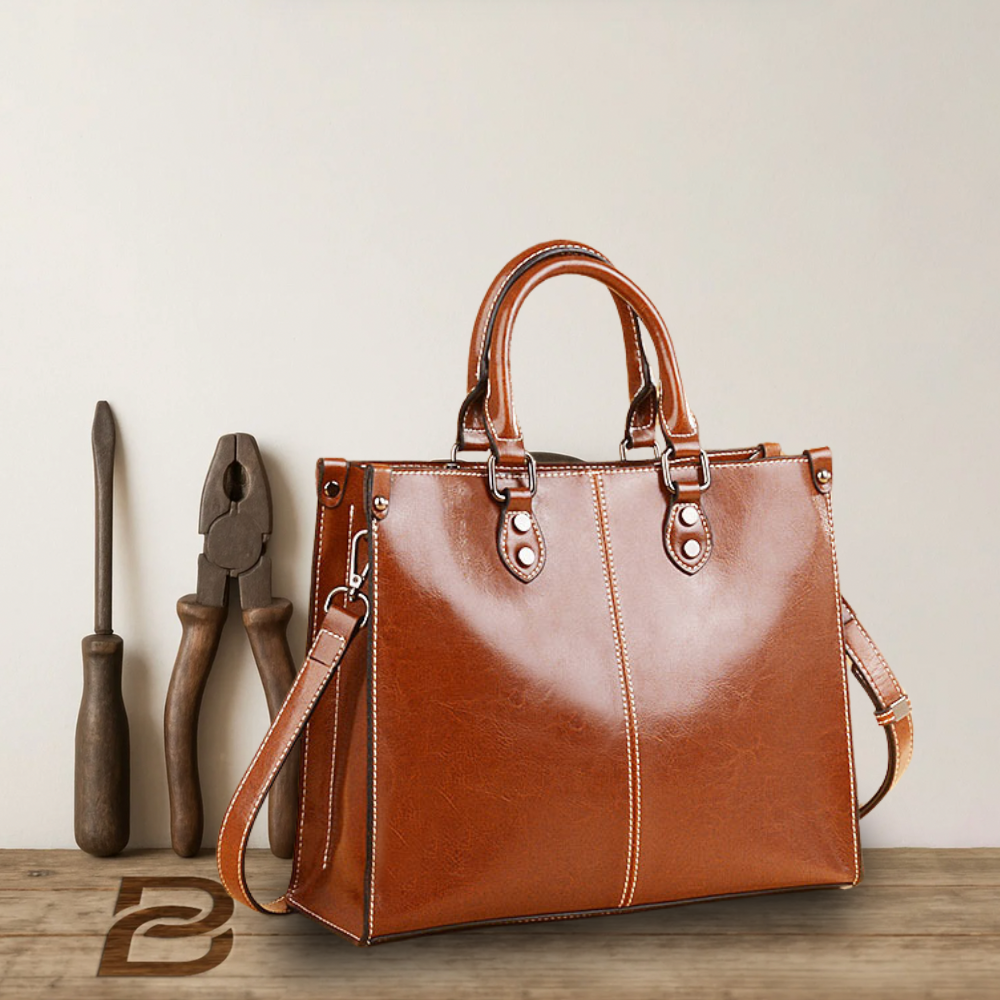 BERK | Classically elegant tote made from genuine leather