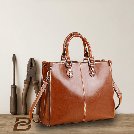 BERK | Classically elegant tote made from genuine leather