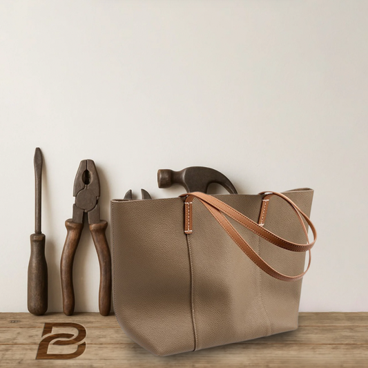 BERK | Hand-carried leather shoulder bag with large capacity
