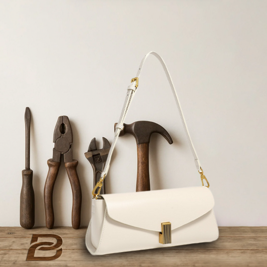 BERK | Slim elegant baguette made of genuine leather