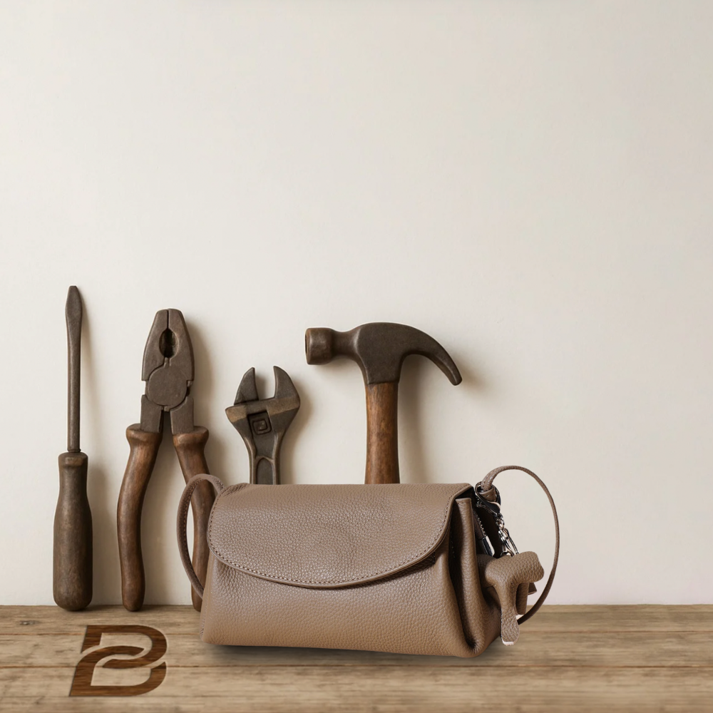 BERK | Envelope Crossbody Leather Bag