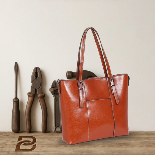 BERK | Large hand-worn bag made from genuine leather