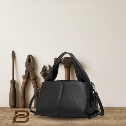 BERK | Classic ladies retro bag made from genuine leather