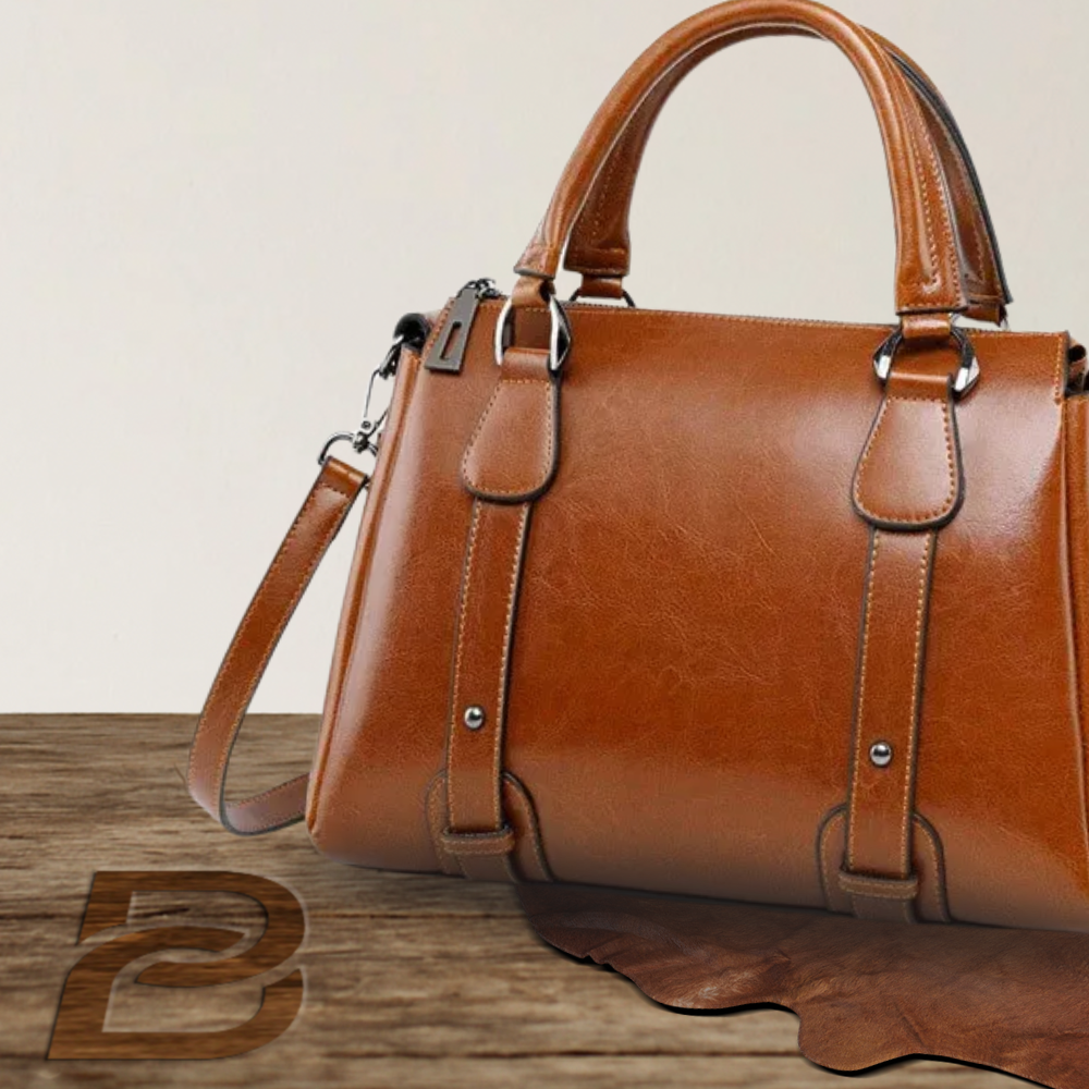 BERK | Two-way bag made from genuine leather satchel