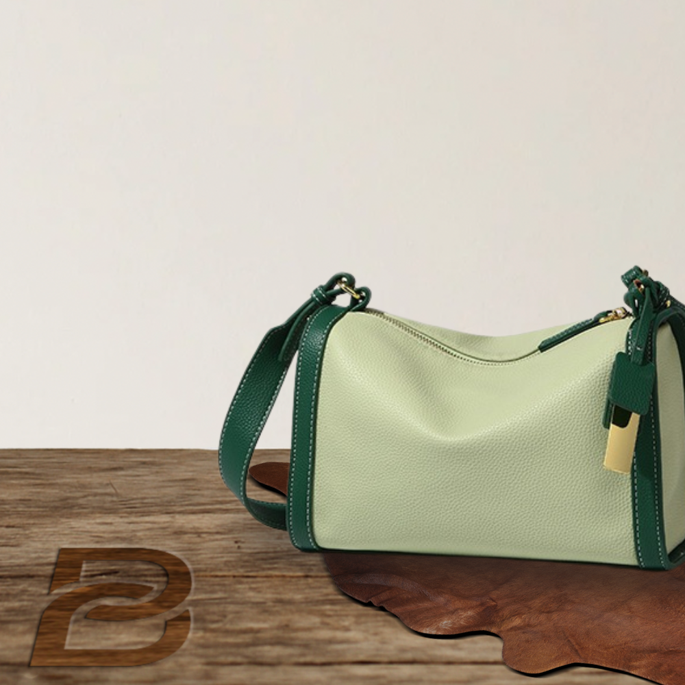 BERK | High-quality two-colour bag made from genuine leather