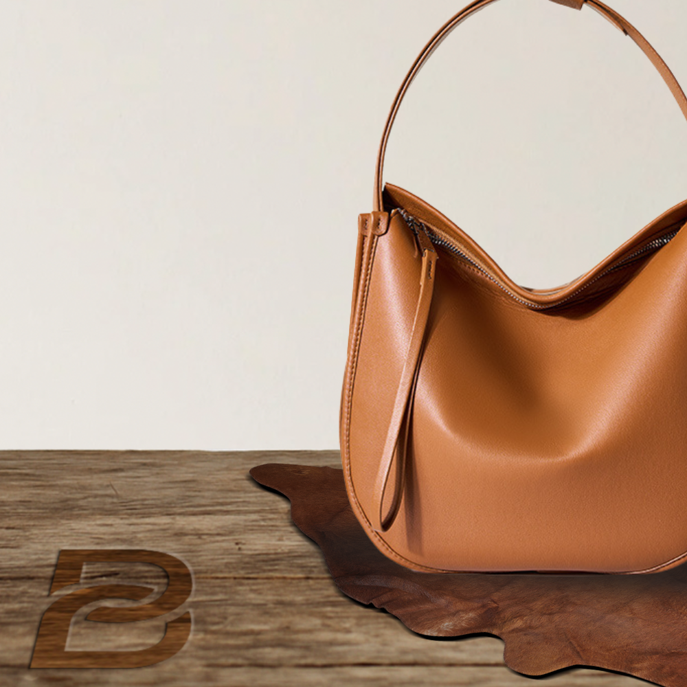 BERK | Classic Curve Leather Shoulder bag