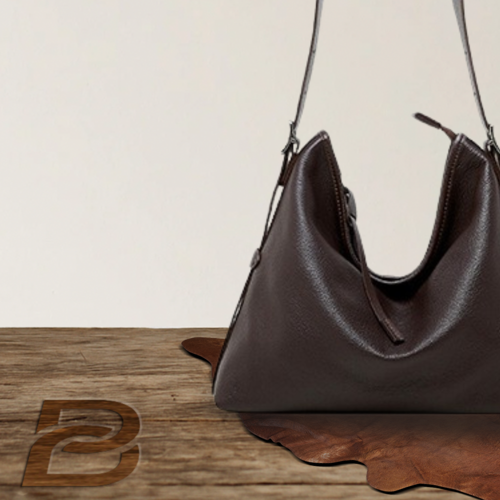 BERK | Genuine Leather Lazy Tote Shoulder Bag
