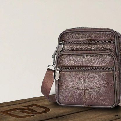 BERK | Compact leather crossbody bag