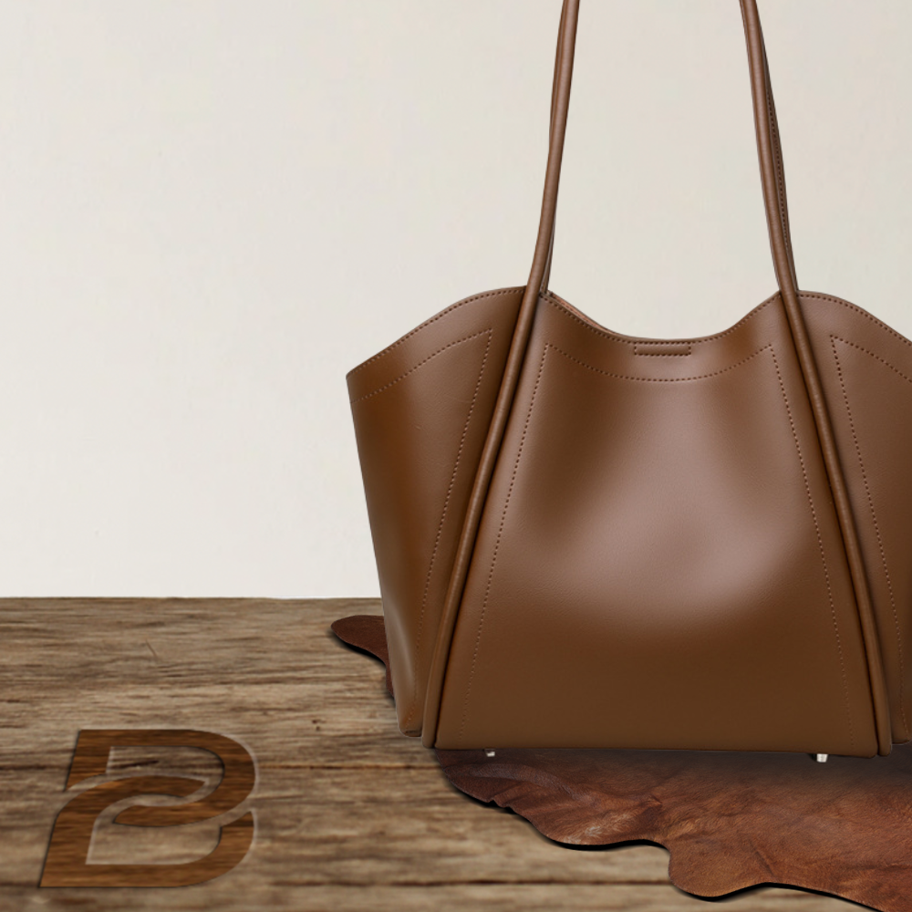BERK | Sleek vintage Leather Tote bag