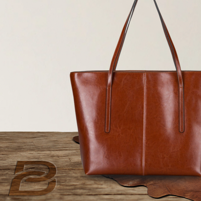 BERK | Shopper bag in classic smooth leather