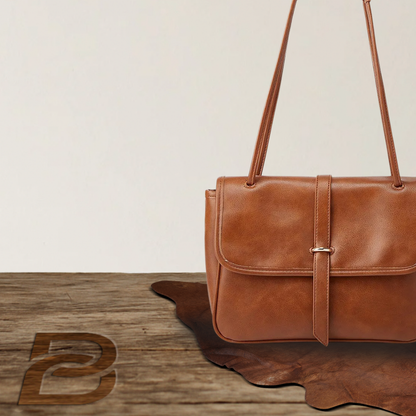 BERK | Minimalist leather shoulder bag