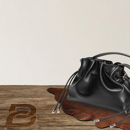 BERK | Drawstring Bucket leather bag