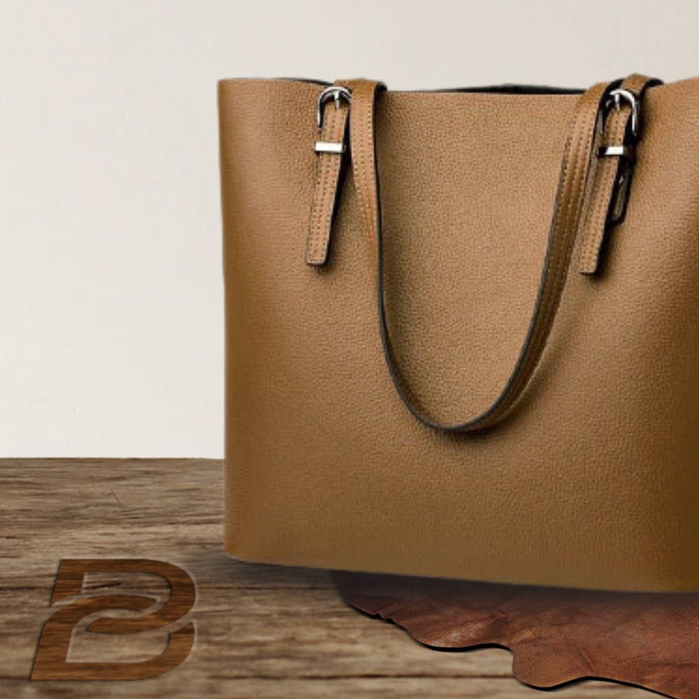 BERK | Classic and elegant leather tote bag