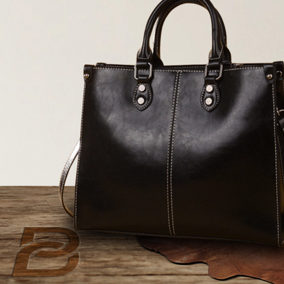 BERK | Classically elegant tote made from genuine leather