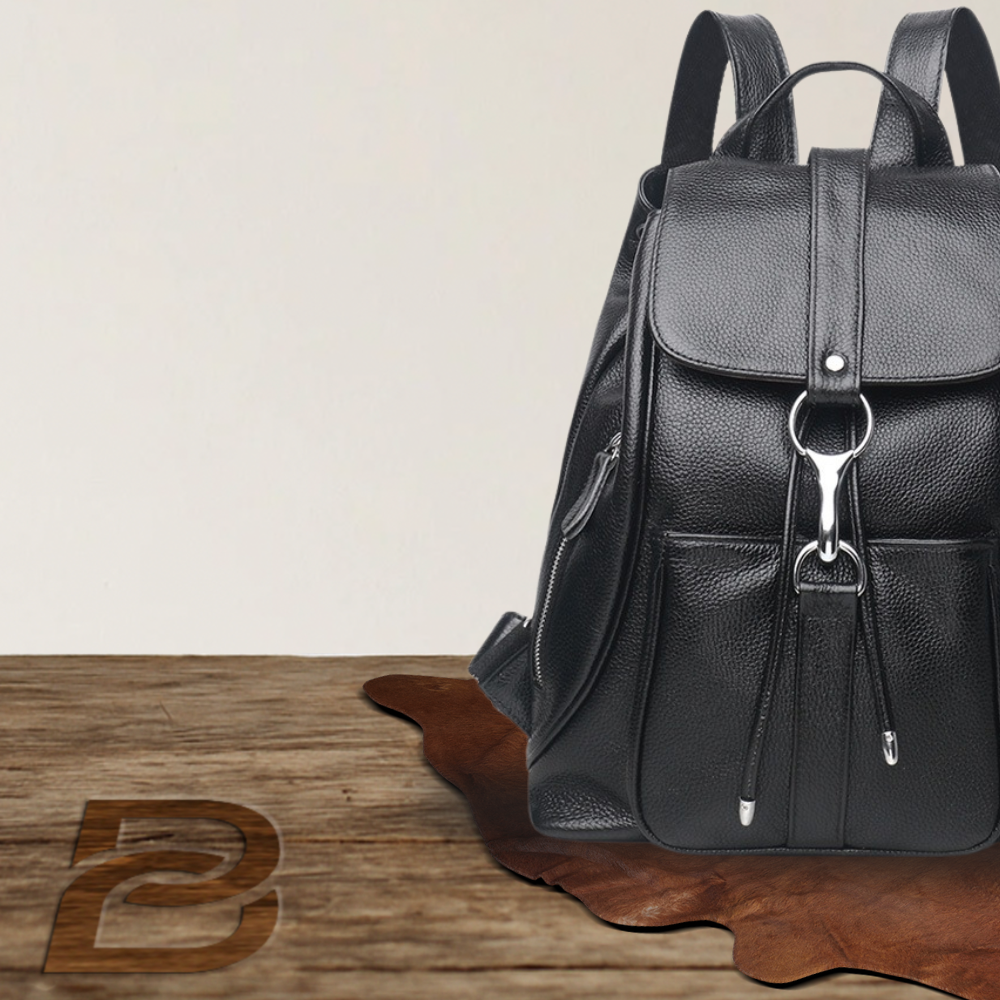 BERK | Buckle Decor Drawstring Design Backpack