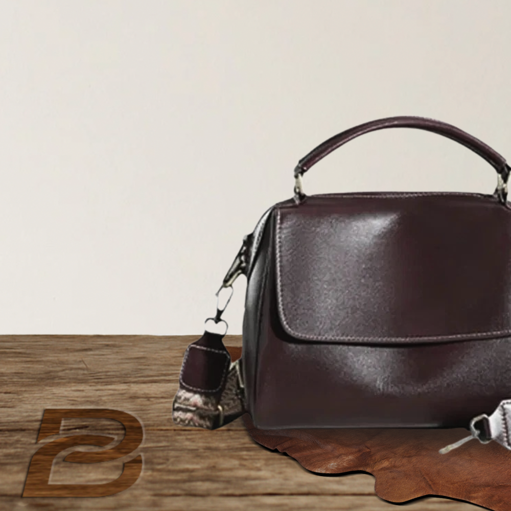 BERK | Vintage envelope leather shoulder bag