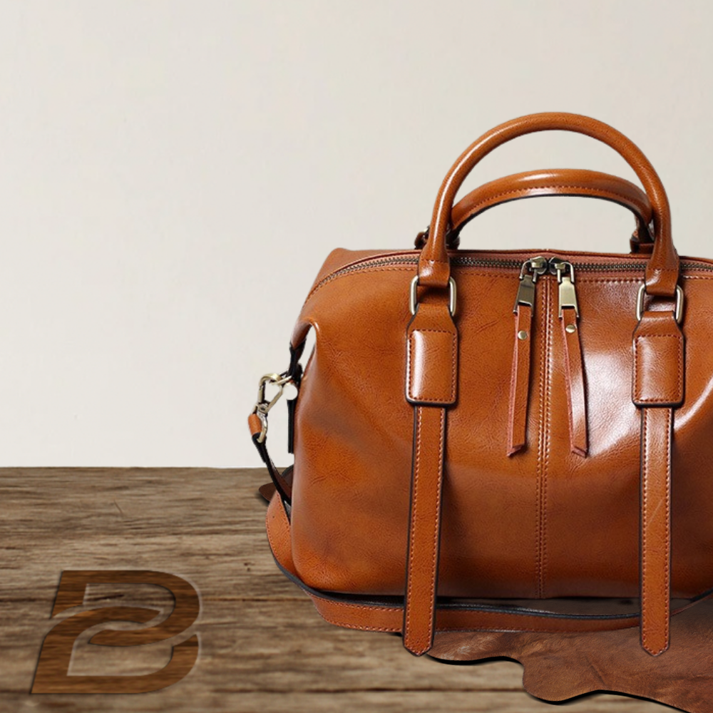 BERK | Medium satchel in vintage design