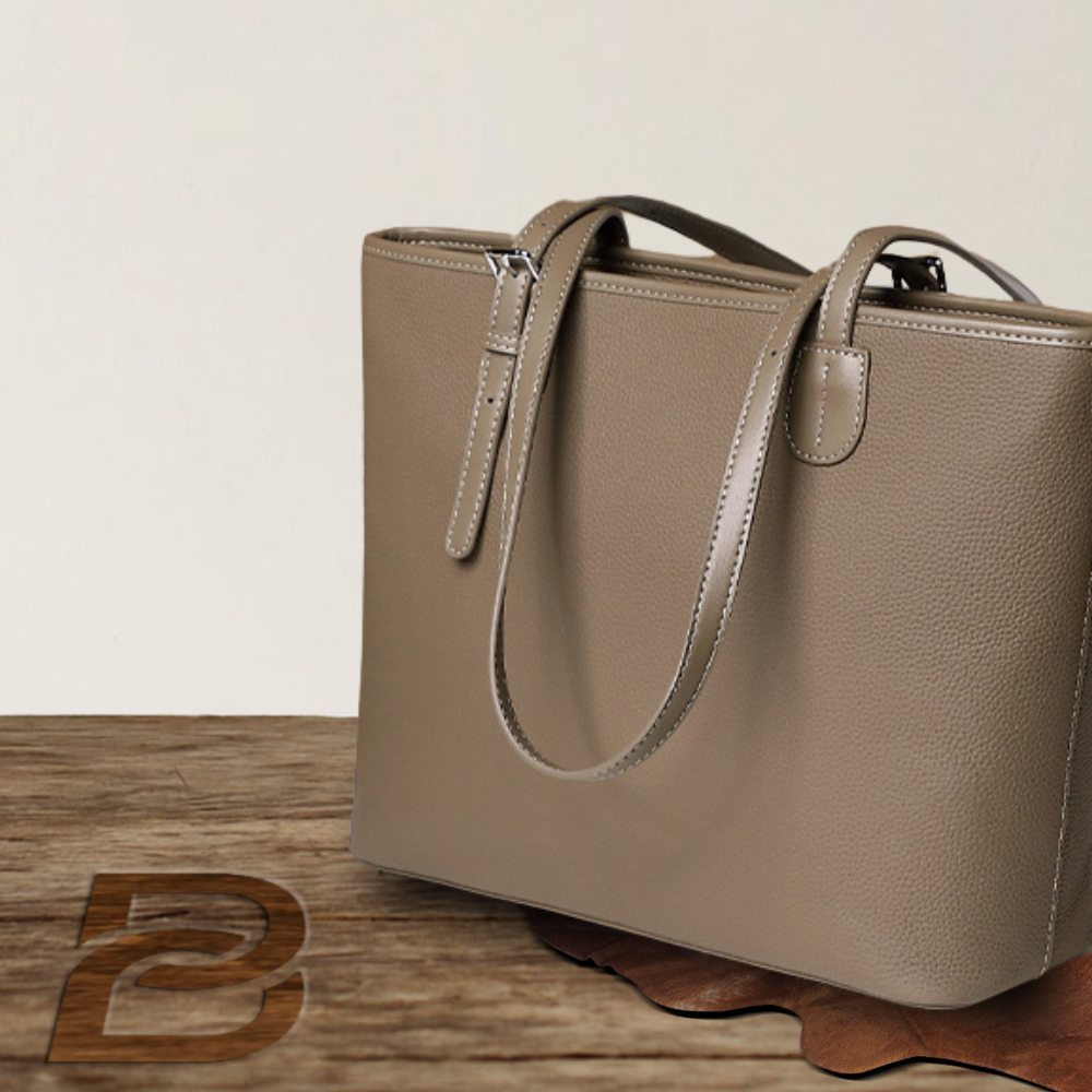 BERK | Tote bag in soft, grained leather with large capacity