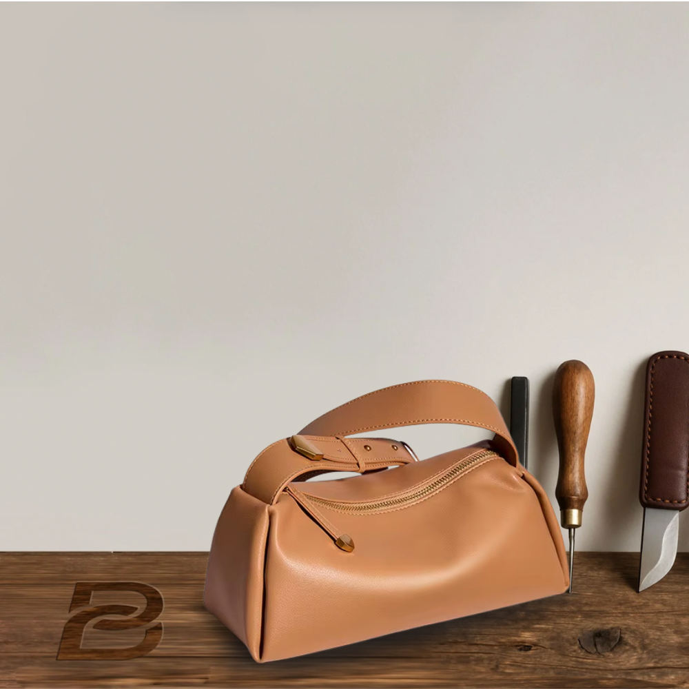 BERK | Baguette shoulder bag made from genuine leather
