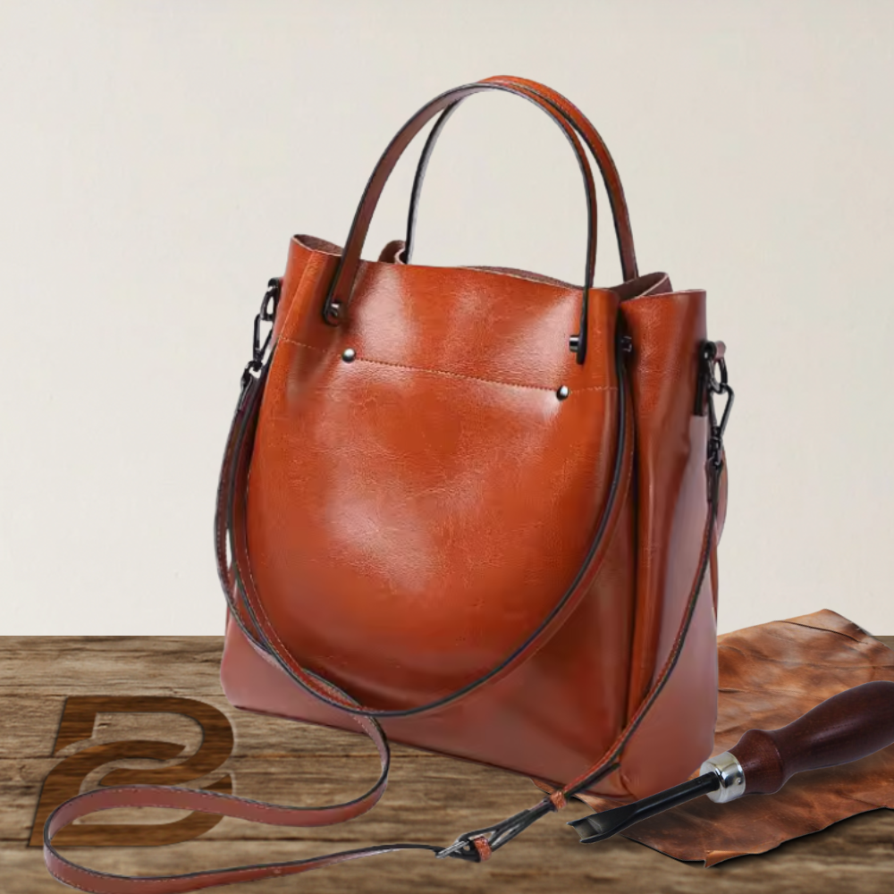BERK | Elegant two-way bag made from genuine leather