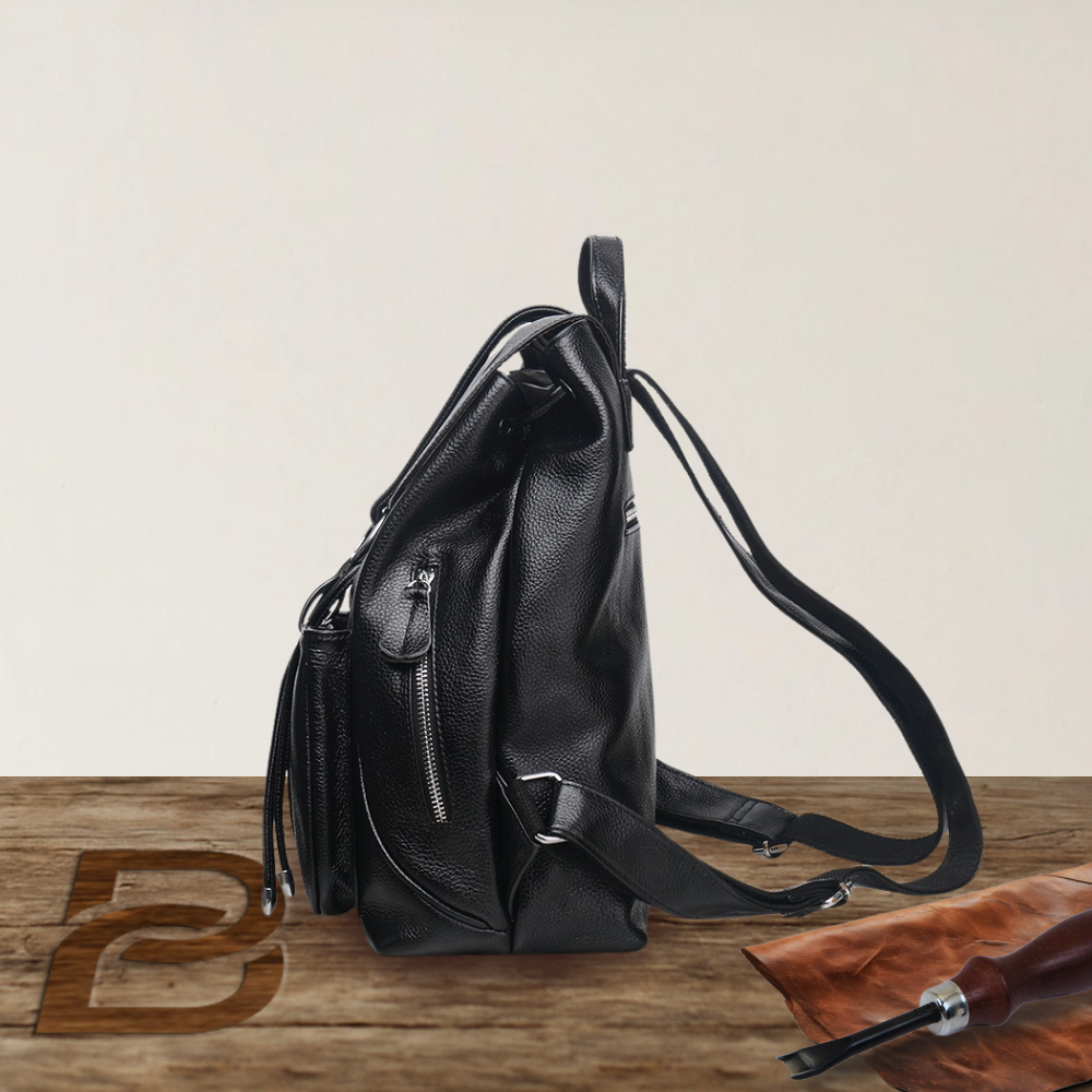 BERK | Buckle Decor Drawstring Design Backpack