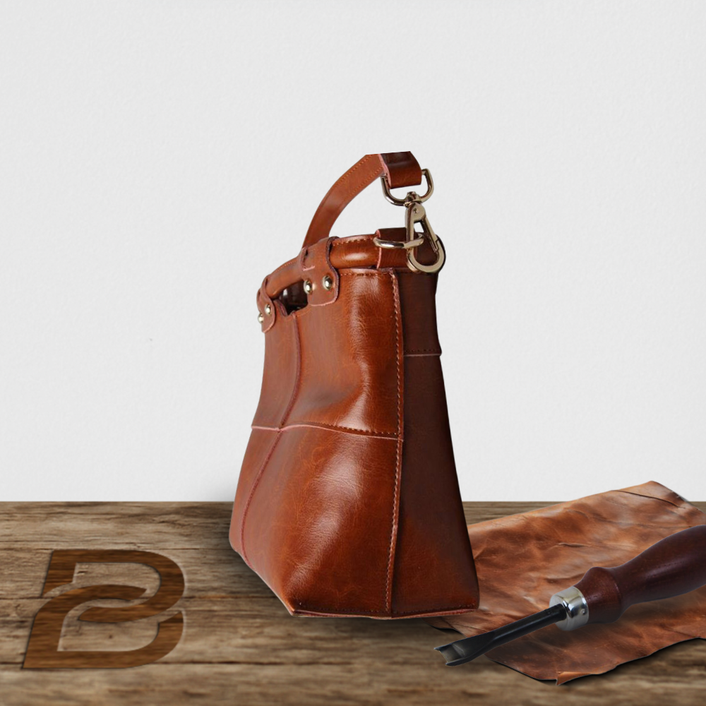 BERK | Genuine leather retro ladies messenger bag