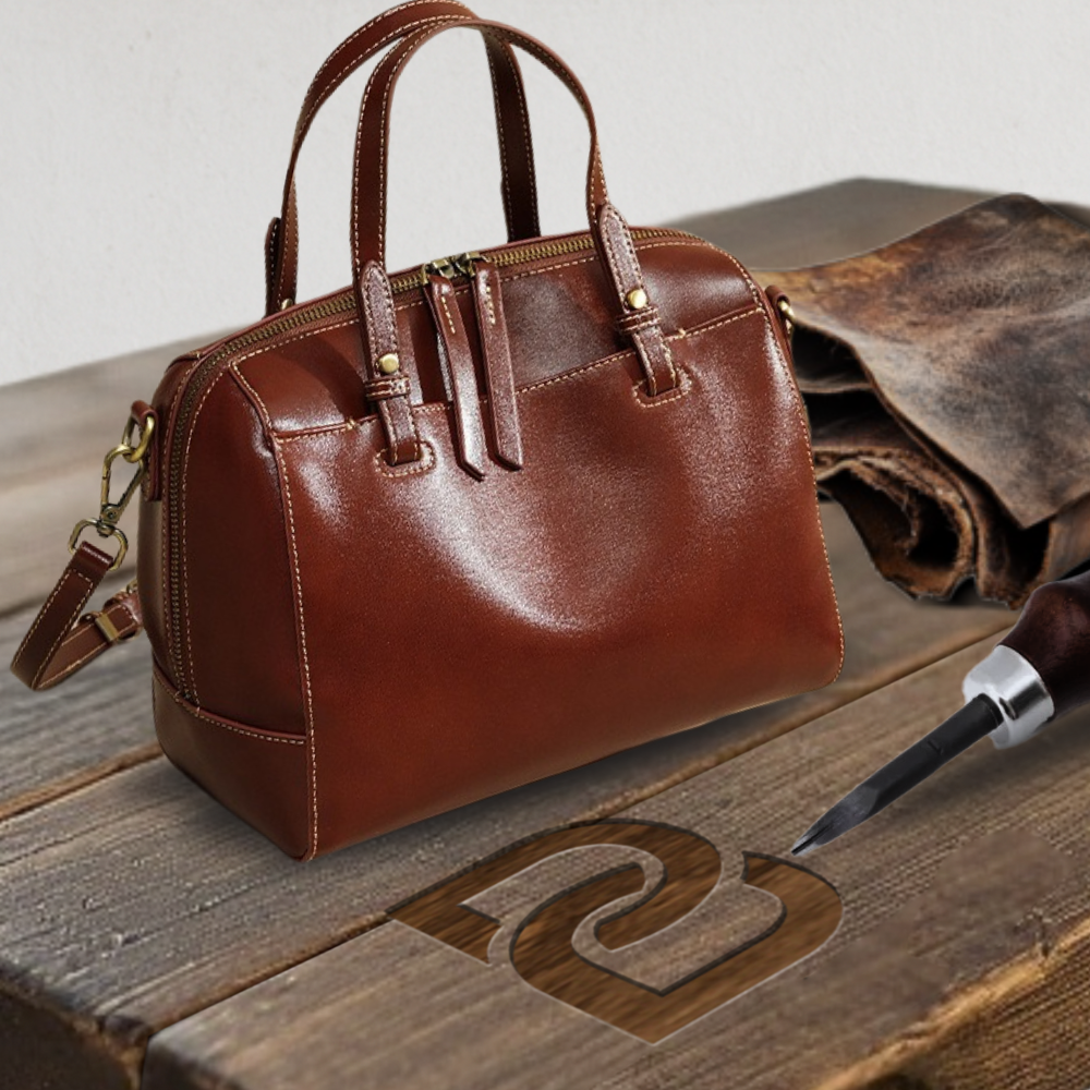 BERK | Structured Leather Satchel Handbag with Detachable Strap