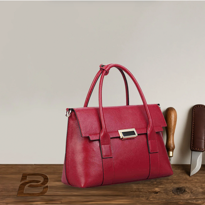 BERK | Genuine Leather Lock Buckle Bag