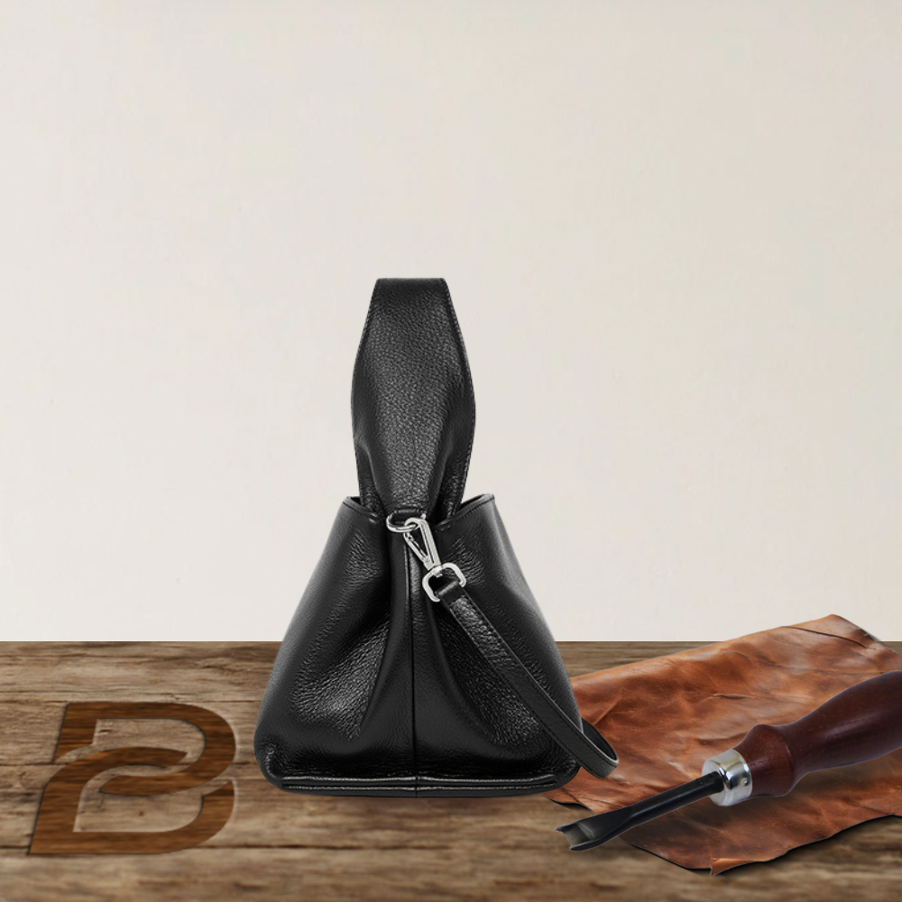 BERK | Classic ladies retro bag made from genuine leather