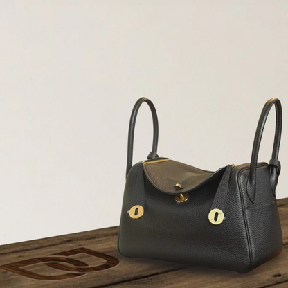 BERK | Top Handle Classic Shape Leather Bag