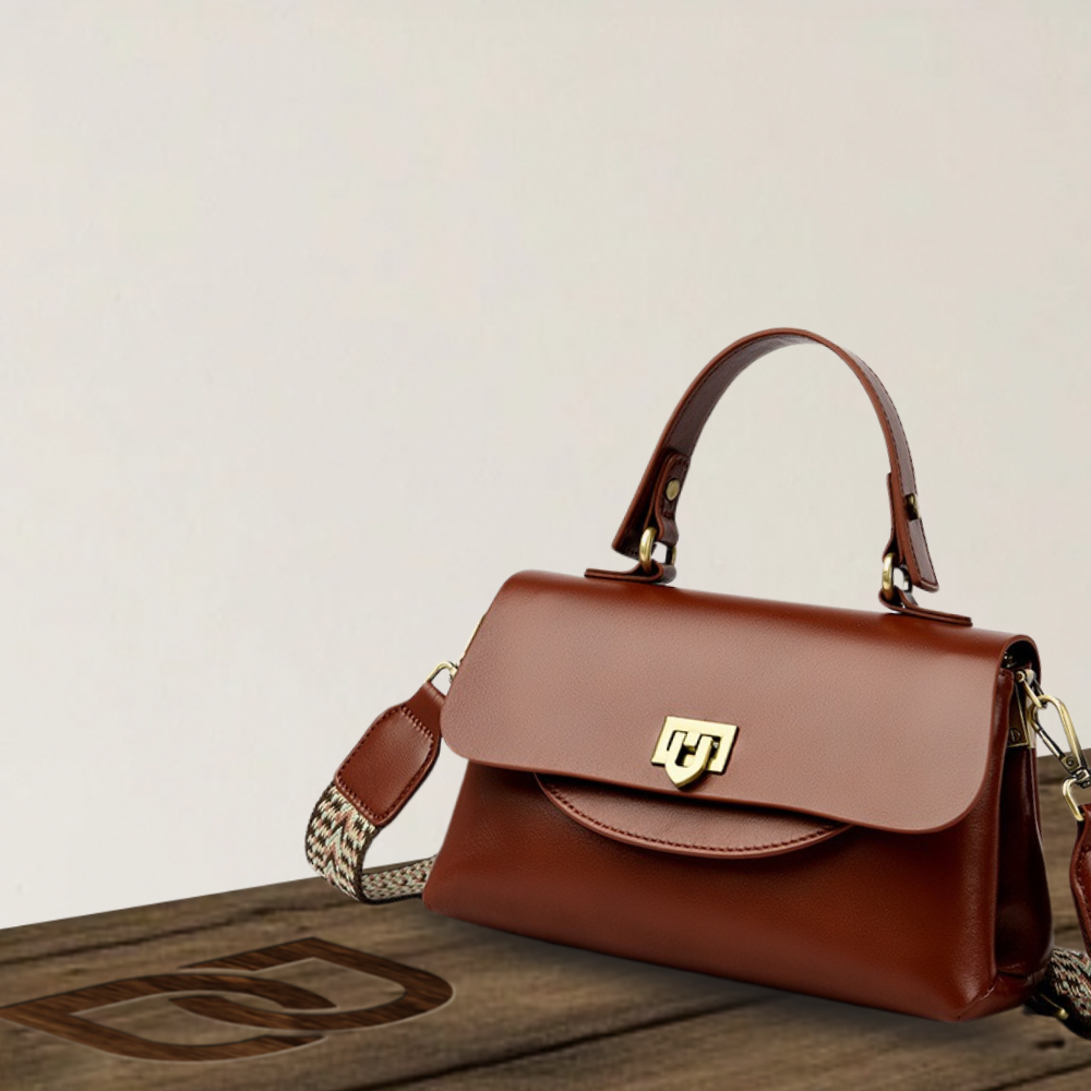 BERK | Vintage envelope leather shoulder bag