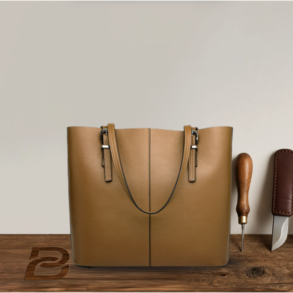 BERK | Classic and elegant leather tote bag