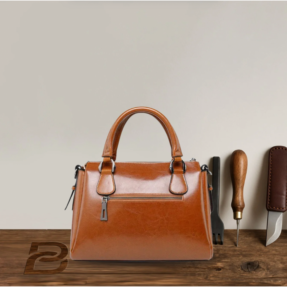 BERK | Two-way bag made from genuine leather satchel