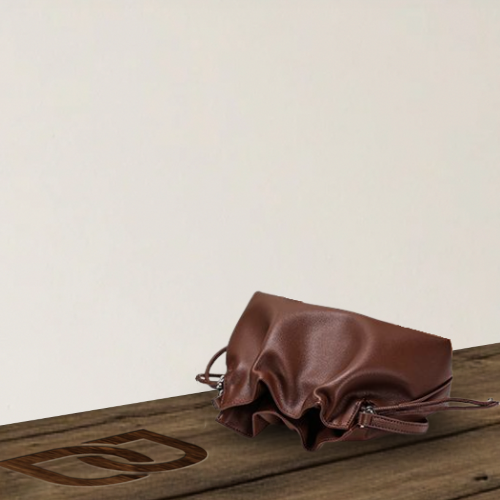 BERK | Drawstring Bucket leather bag