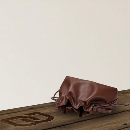 BERK | Drawstring Bucket leather bag