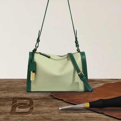 BERK | High-quality two-colour bag made from genuine leather