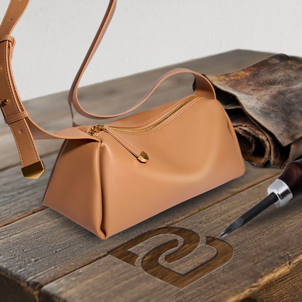 BERK | Baguette shoulder bag made from genuine leather