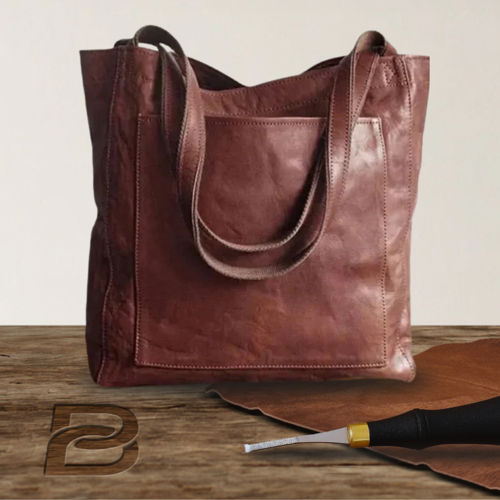 BERK | Classic Vintage Leather Tote Bag