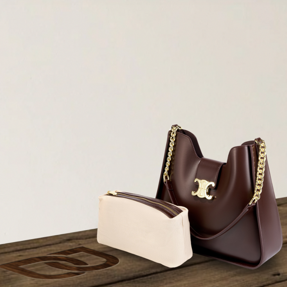 BERK | Elegant shoulder bag in smooth leather