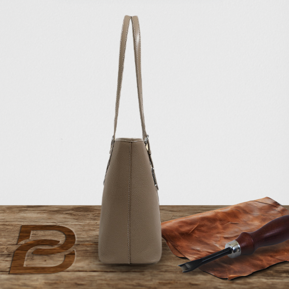 BERK | Tote bag in soft, grained leather with large capacity