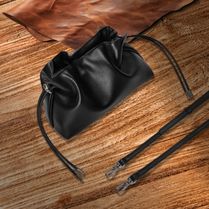 BERK | Drawstring Bucket leather bag