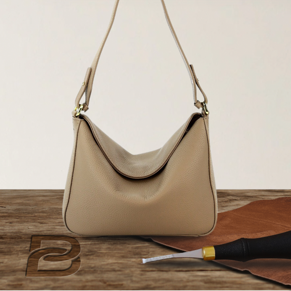 BERK | Foldover leather shoulder bag